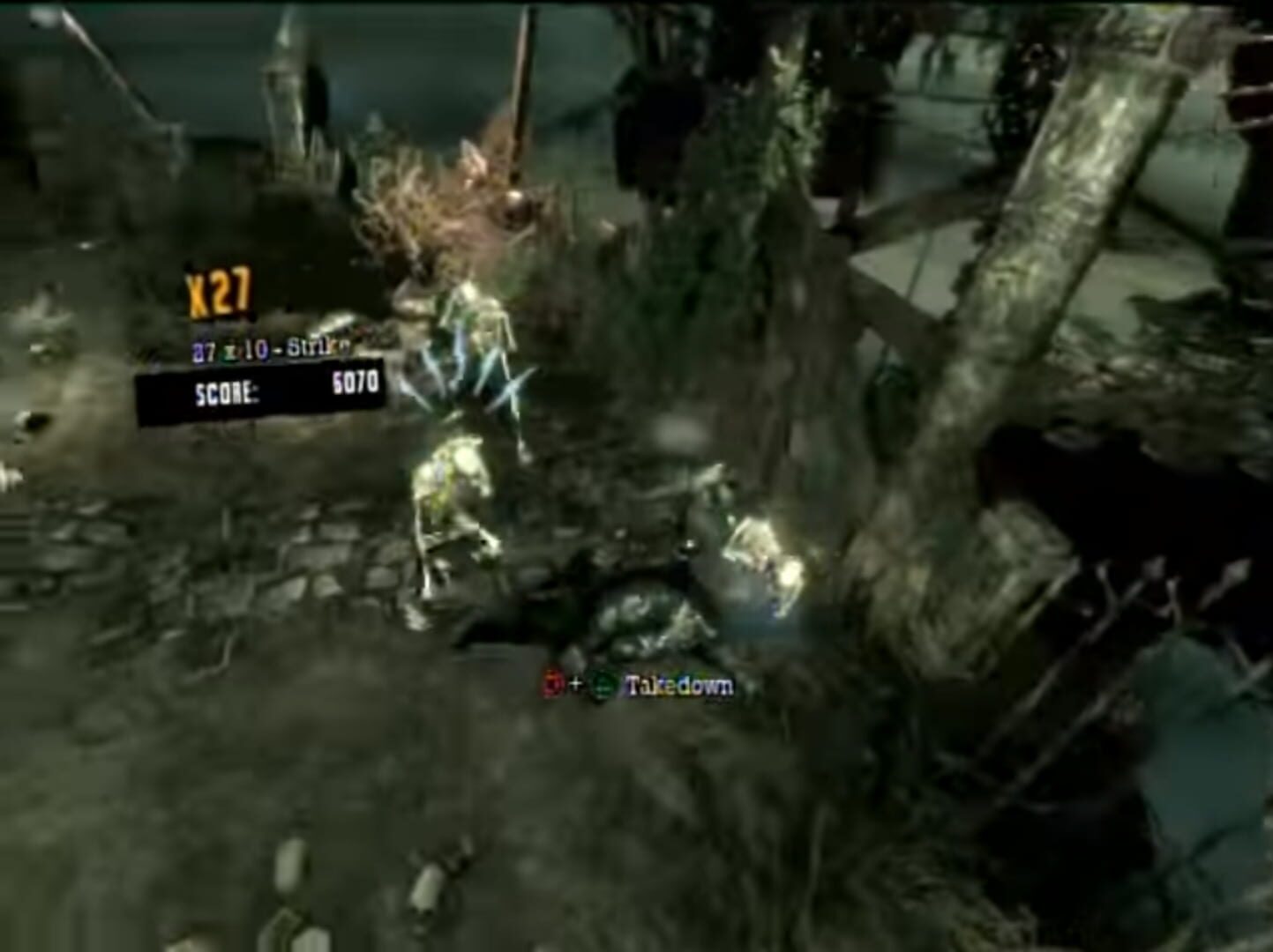 Batman: Arkham Asylum - Dem Bones Challenge Map screenshot 2