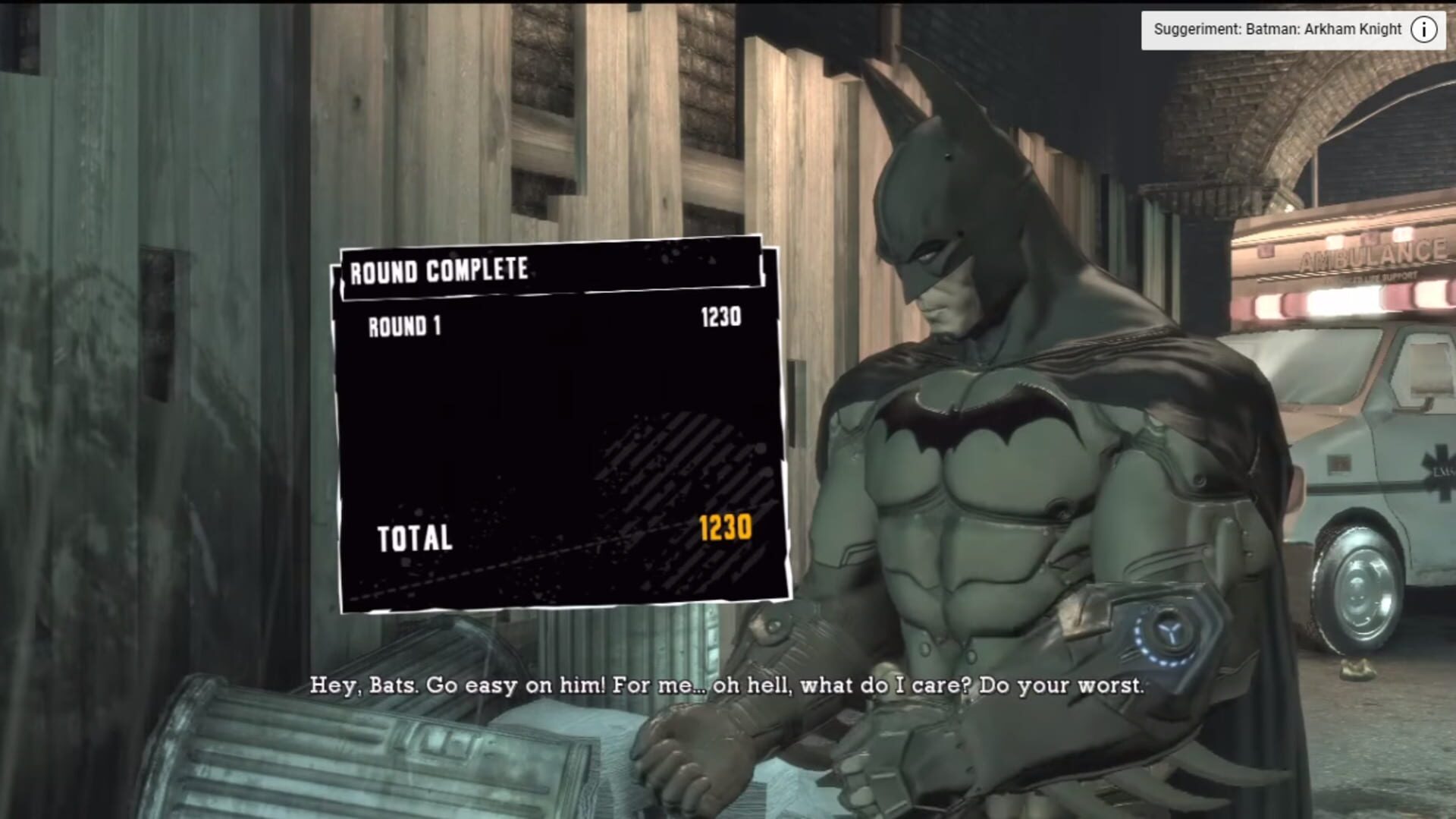 Batman: Arkham Asylum - Crime Alley Challenge Map screenshot 2