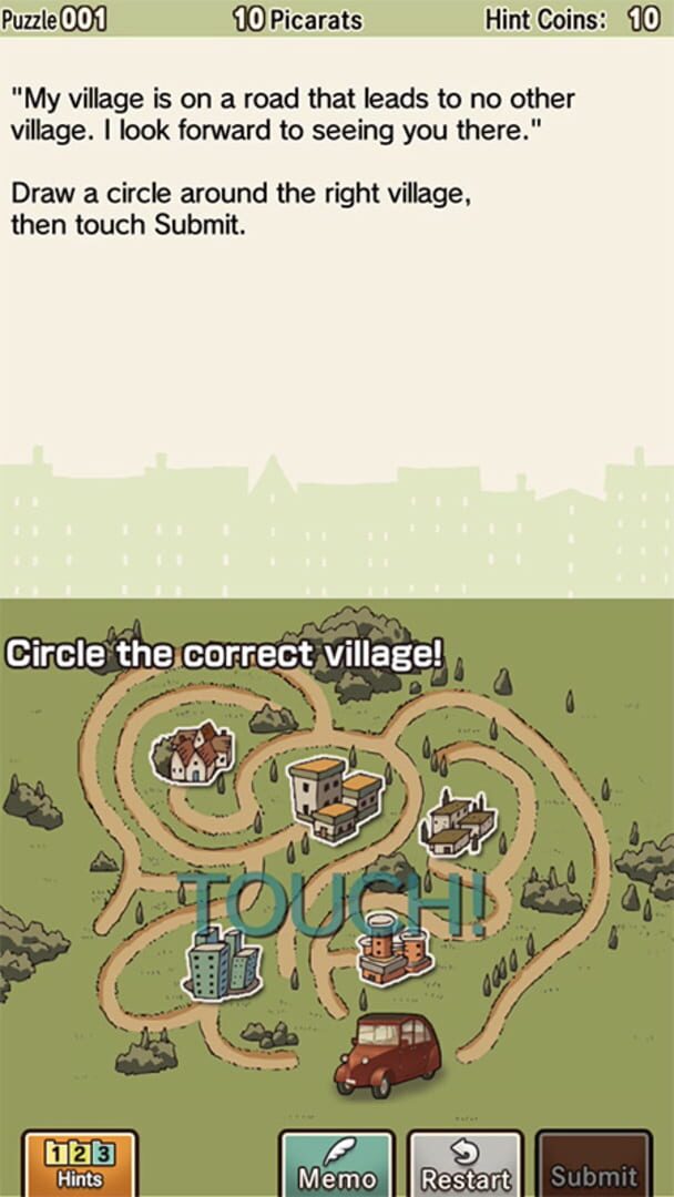 Professor Layton and the Curious Village HD for Mobile screenshot 1