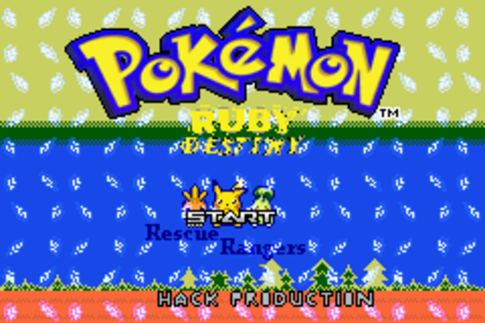 Pokémon Ruby Destiny: Rescue Rangers screenshot 1