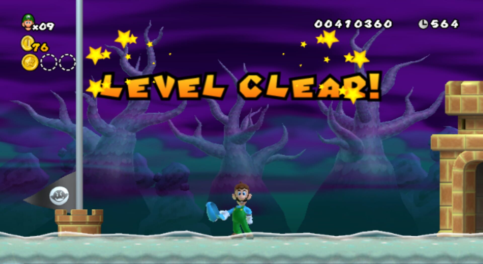 Newer Super Luigi Wii Dark Moon screenshot 4