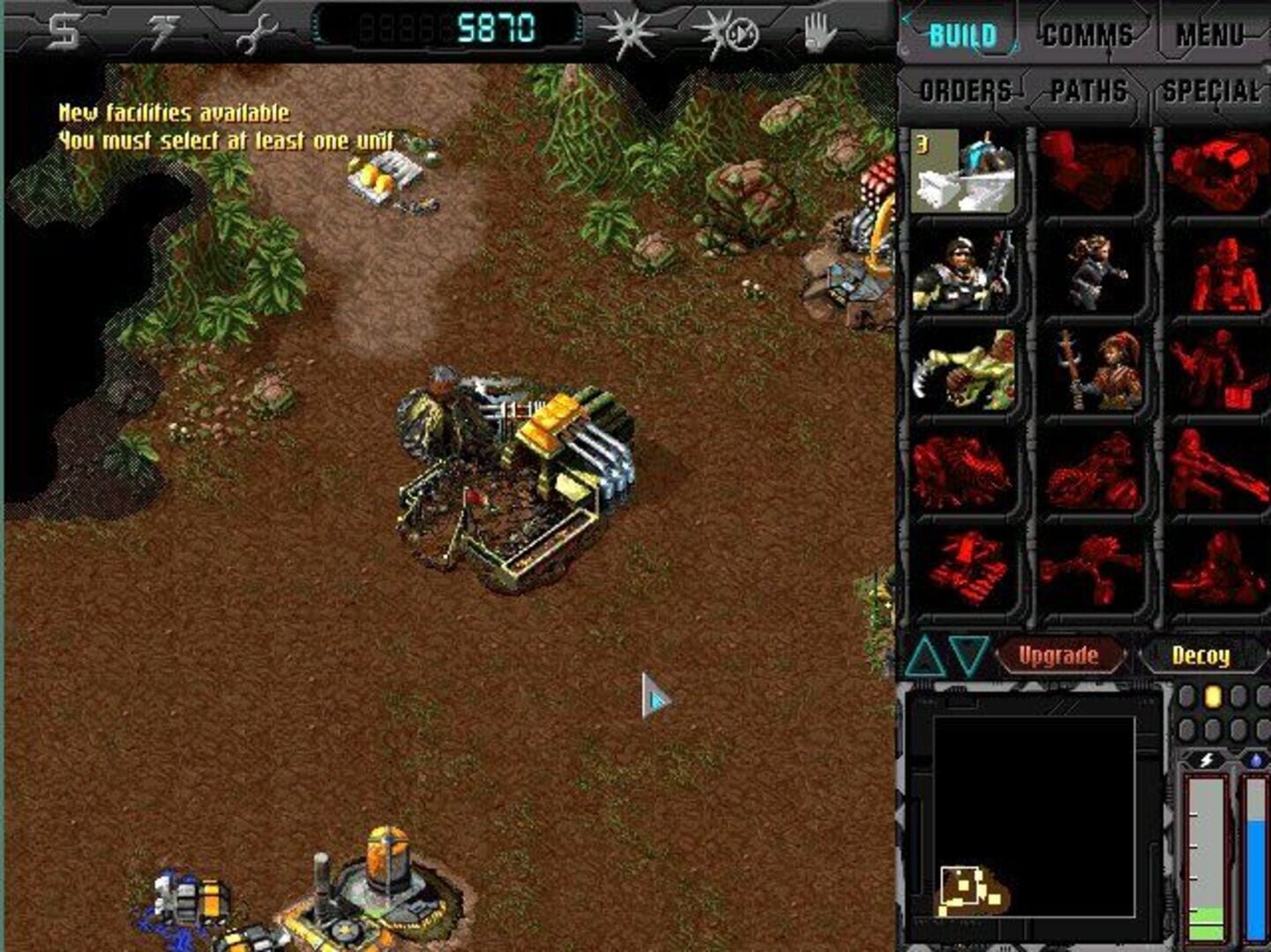 Dark Reign: The Future of War - Rise of the Shadowhand screenshot 1