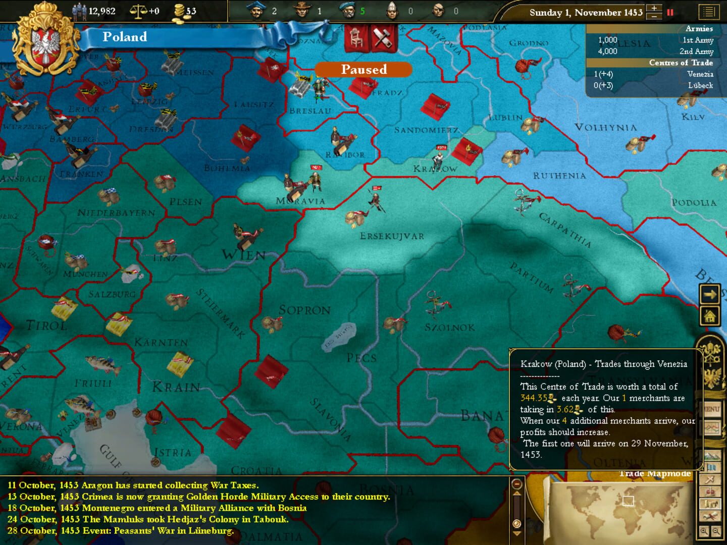 Europa Universalis III: Napoleon's Ambition screenshot 1