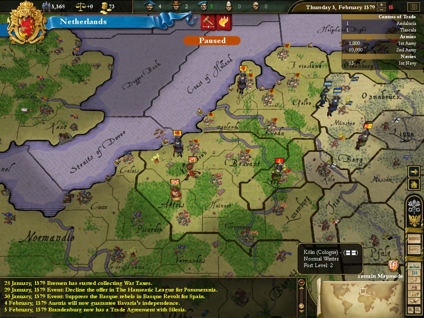 Europa Universalis III: Napoleon's Ambition screenshot 5