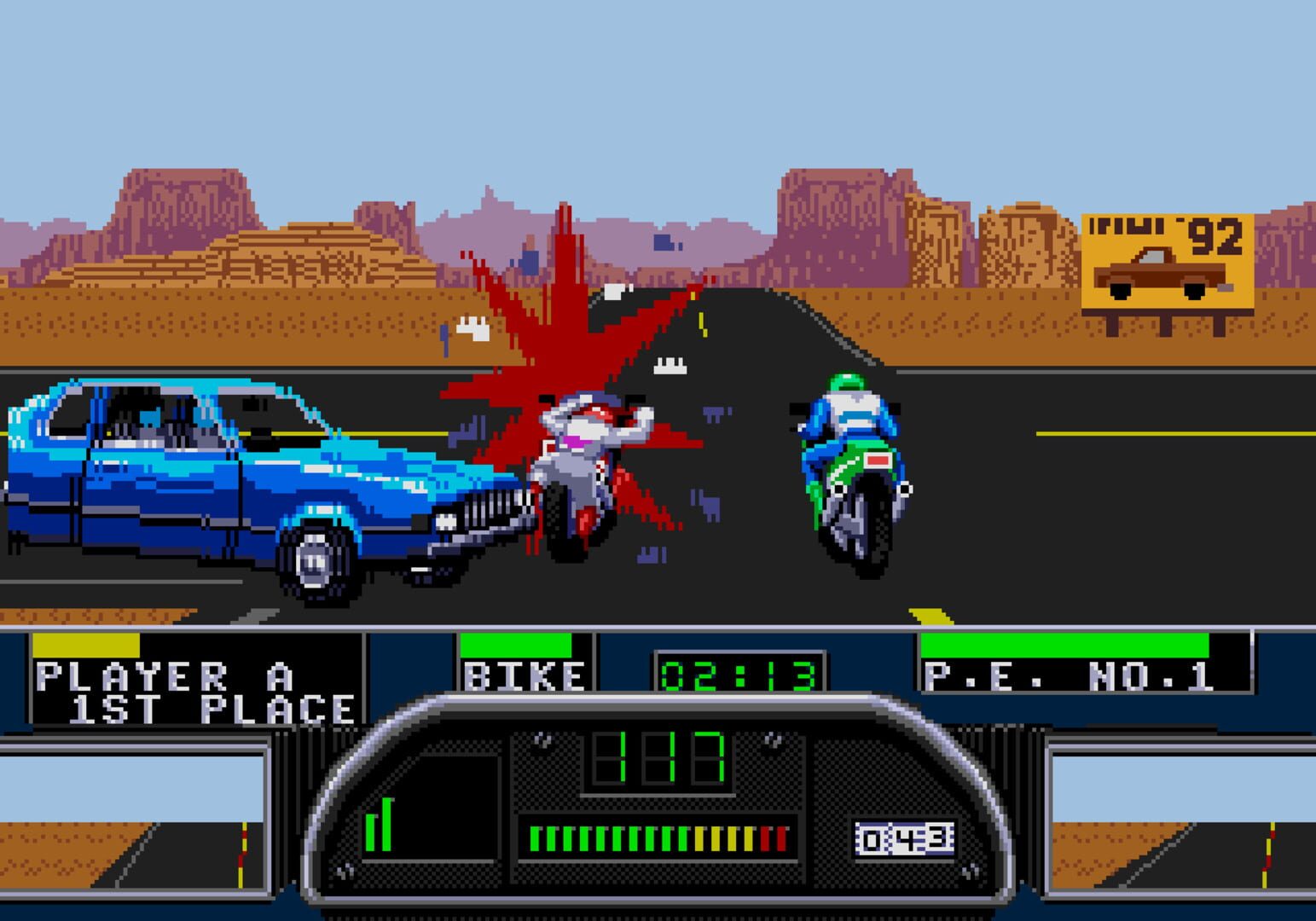 Road Rash II screenshot 3