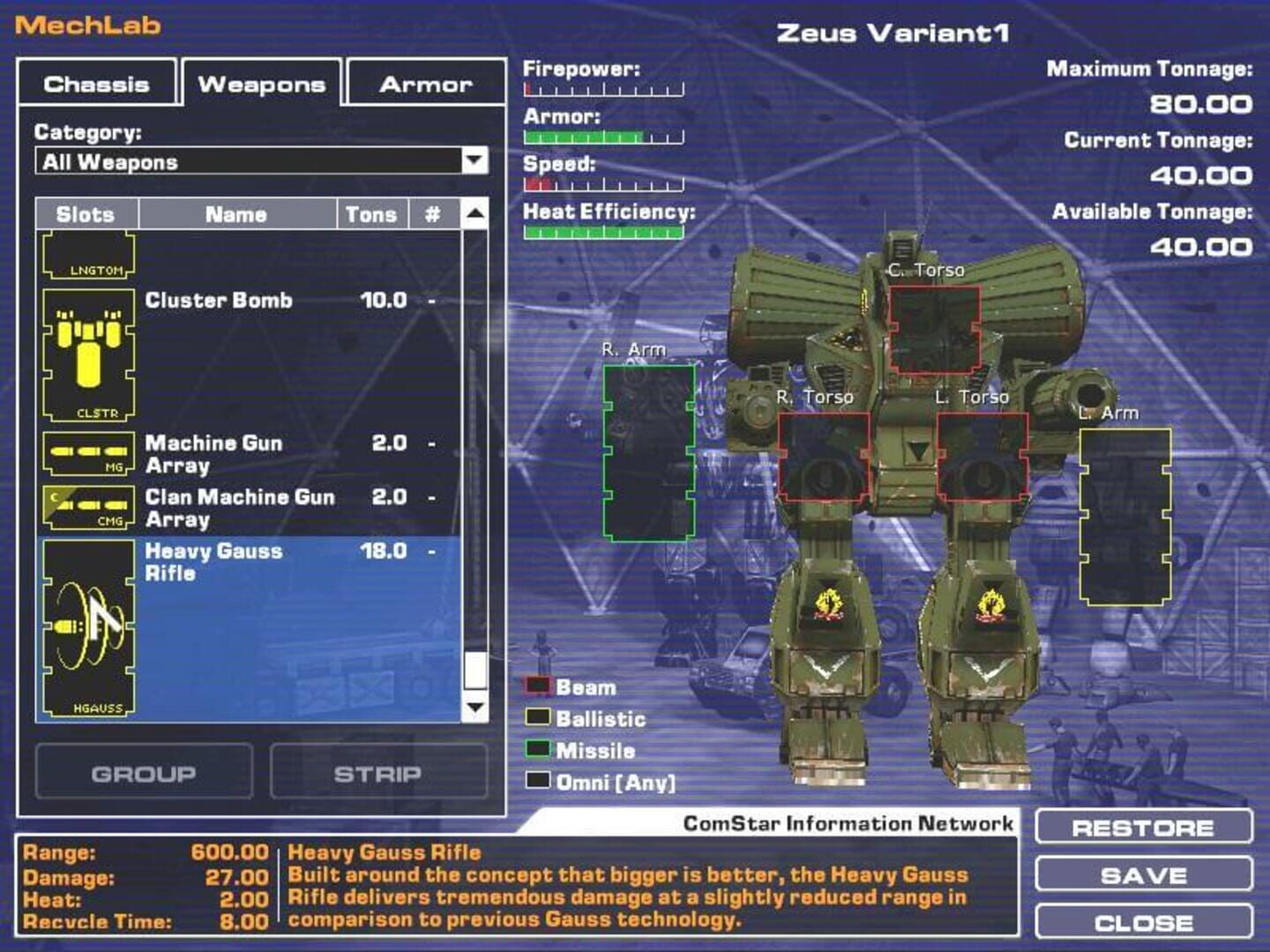 MechWarrior 4: Inner Sphere 'Mech Pak screenshot 1