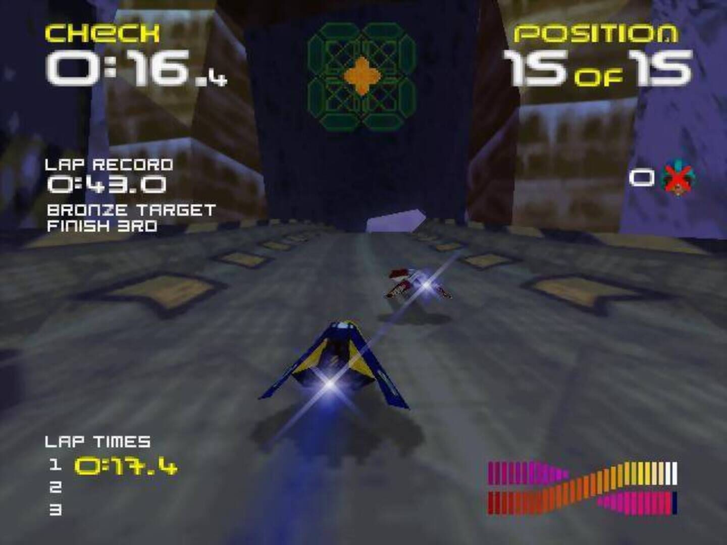 Wipeout 64 screenshot 1