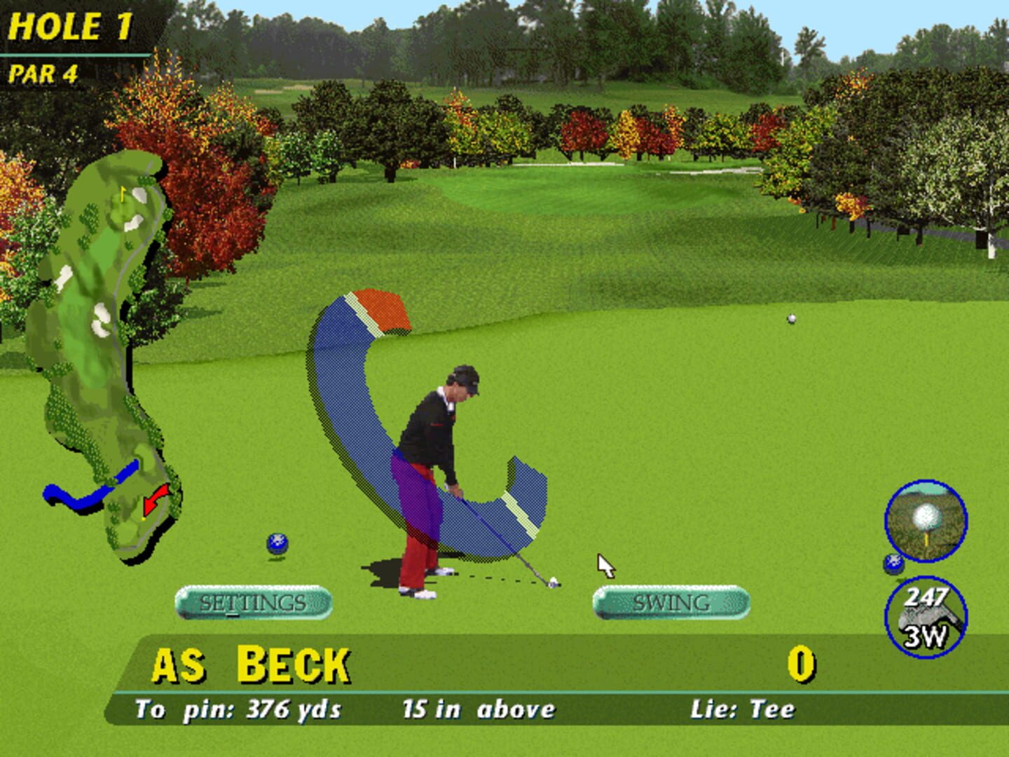 PGA Tour 96 screenshot 1