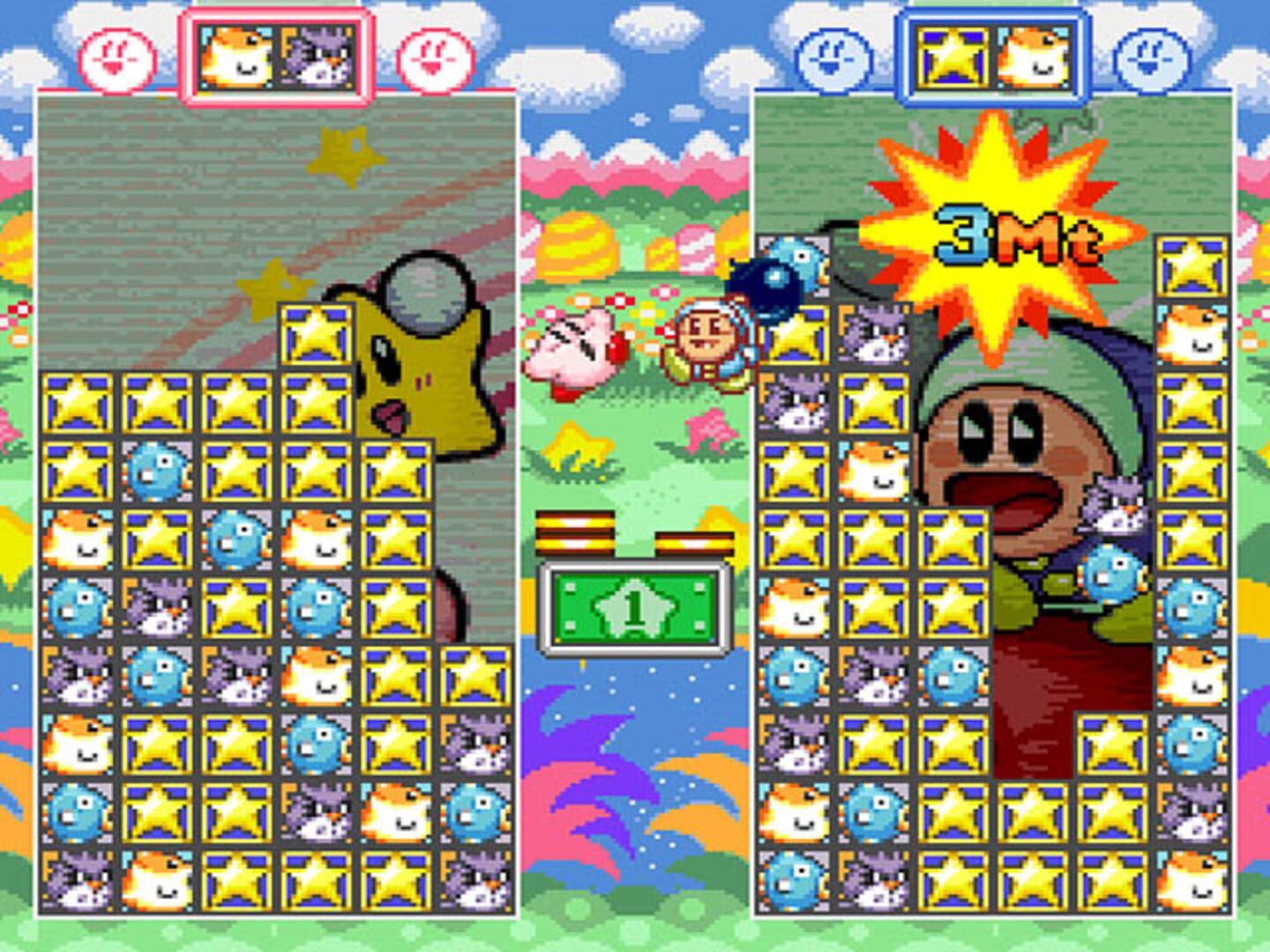 Kirby's Star Stacker screenshot 1