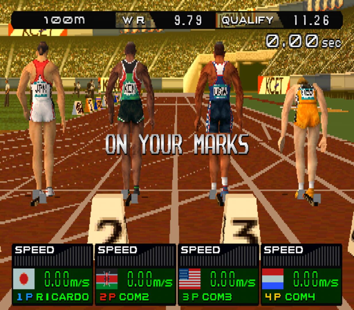 International Track & Field 2000 screenshot 1