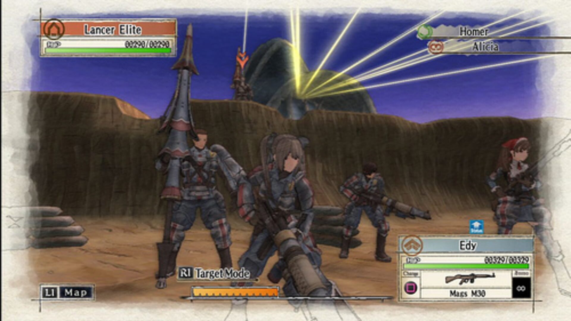 Valkyria Chronicles: Challenge of the Edy Detachment screenshot 2