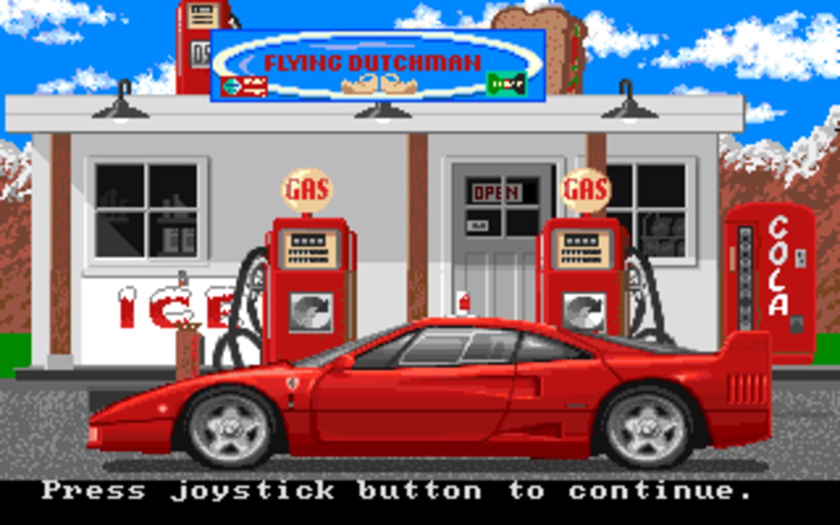 Test Drive II: Scenery Disk - European Challenge screenshot 1