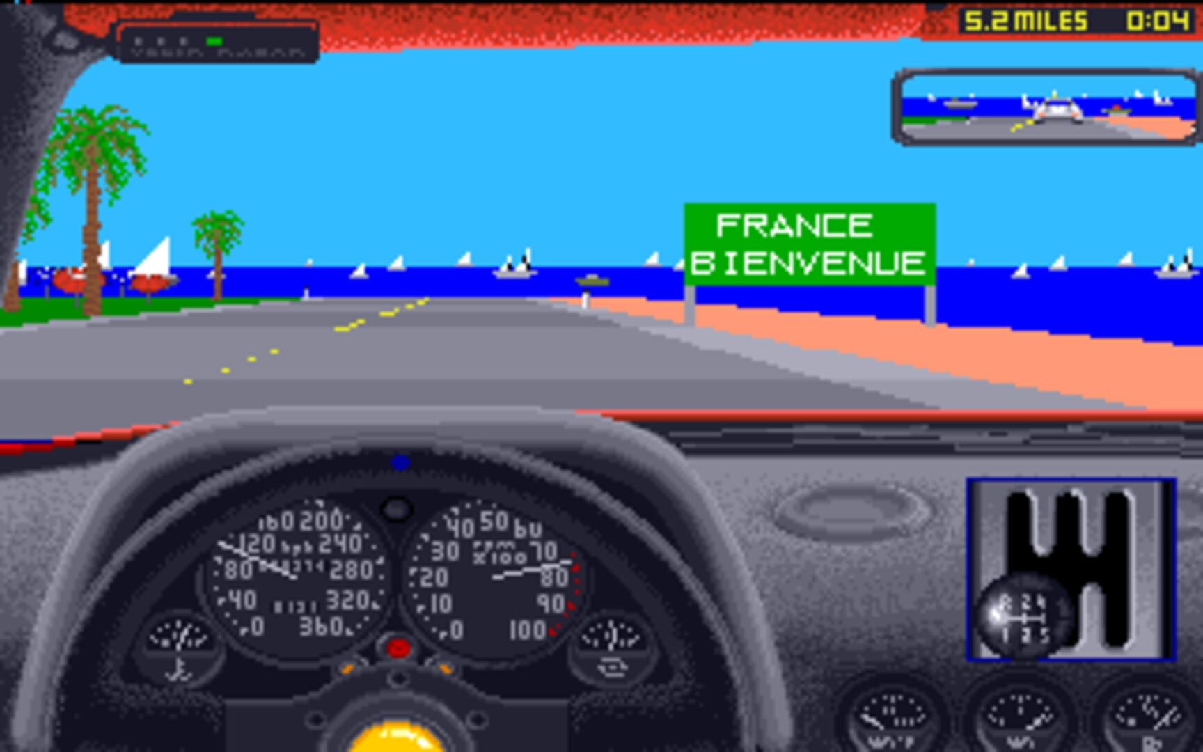 Test Drive II: Scenery Disk - European Challenge screenshot 2