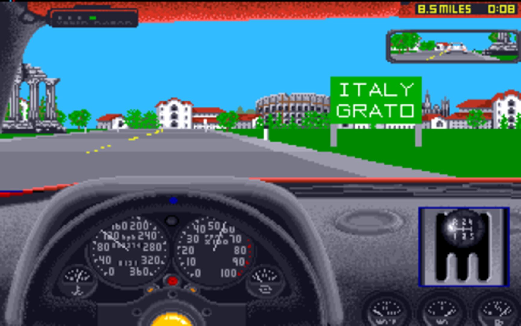 Test Drive II: Scenery Disk - European Challenge screenshot 3