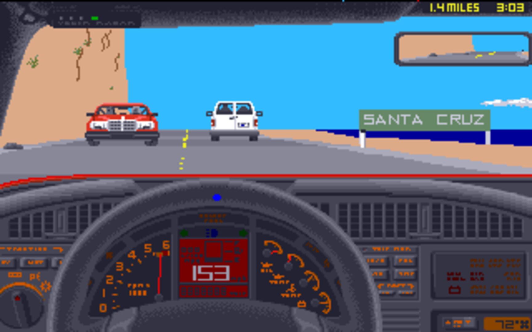 Test Drive II: Scenery Disk - California Challenge screenshot 2