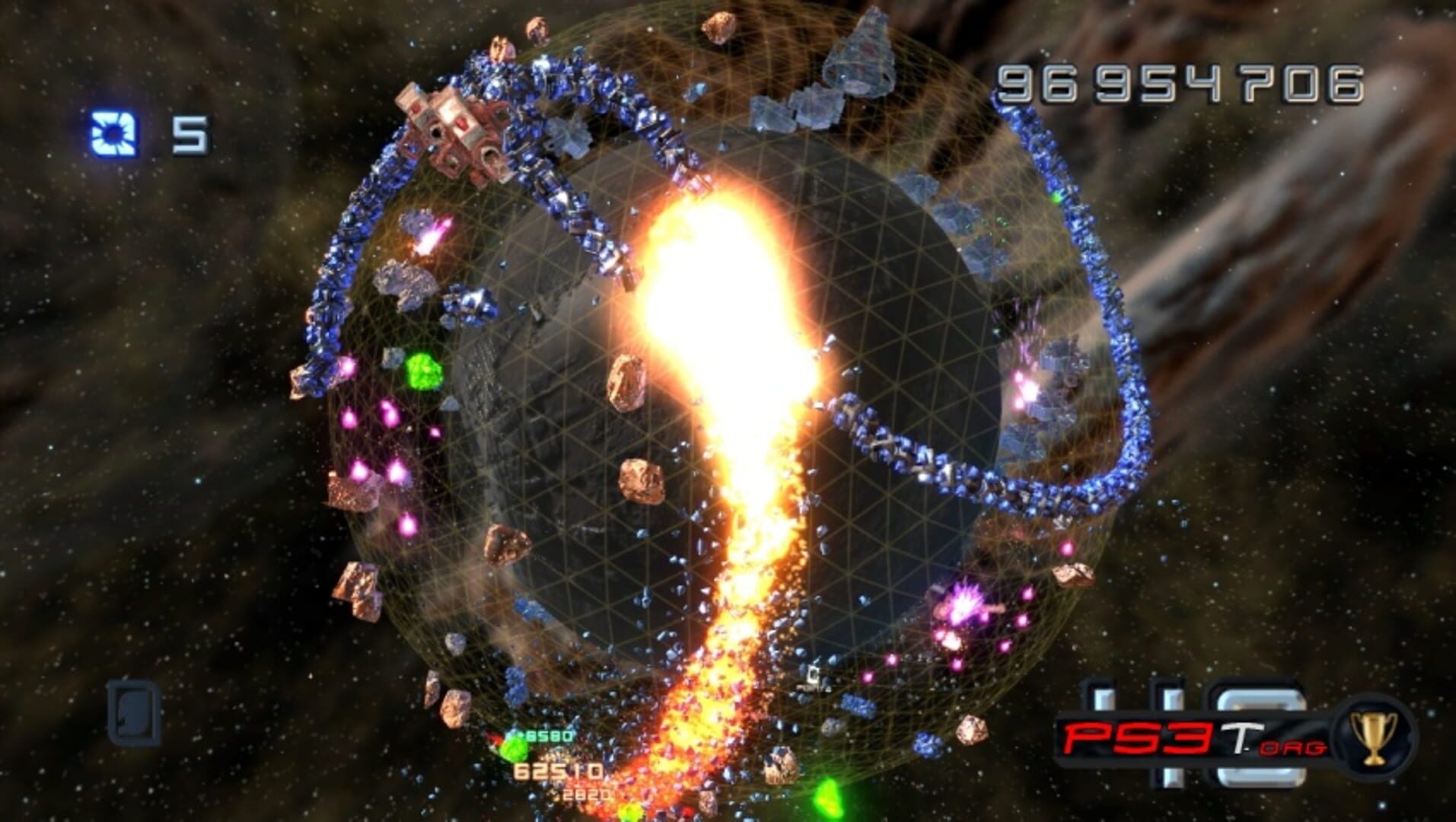 Super Stardust HD Impact Mode screenshot 1