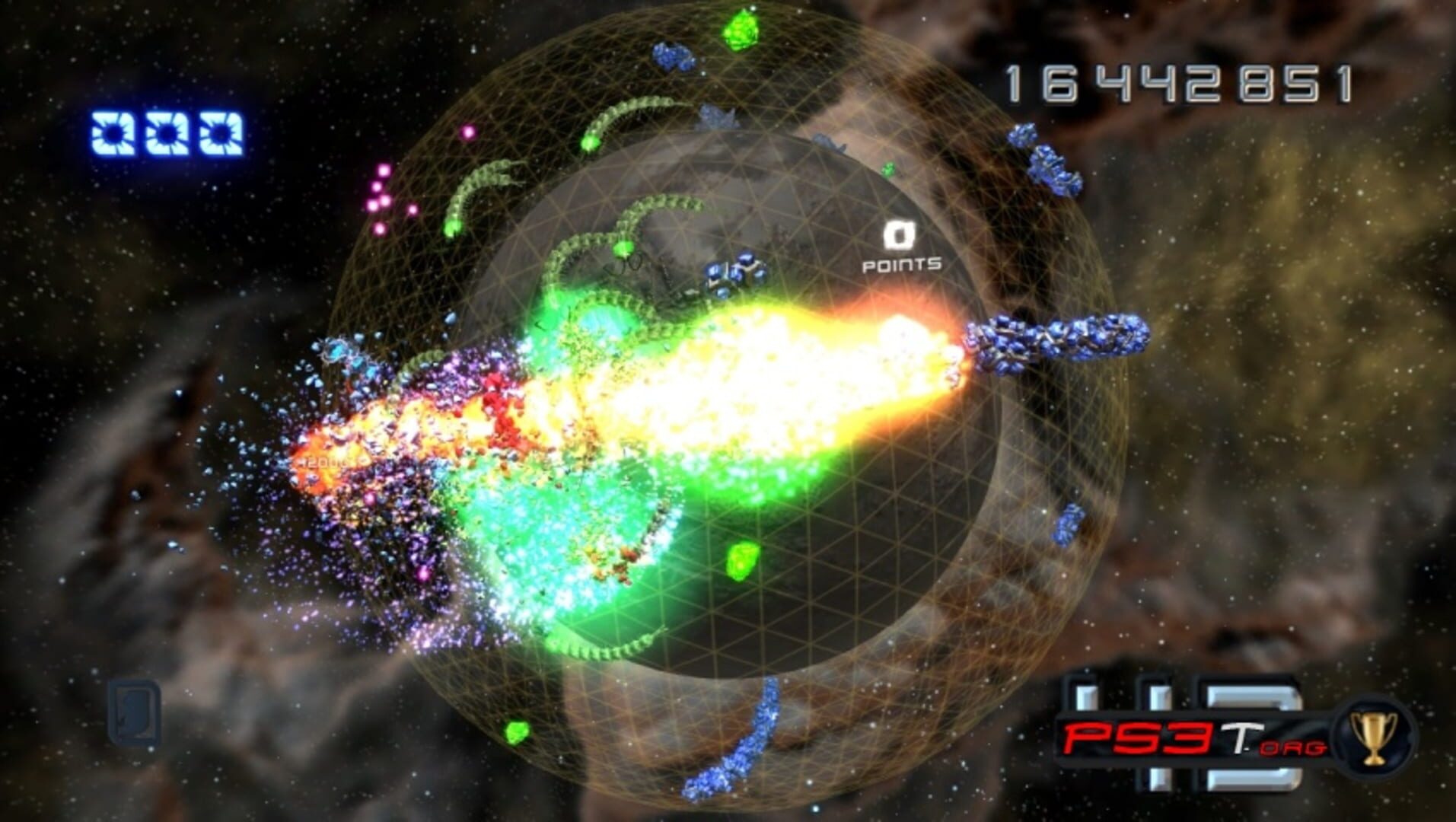 Super Stardust HD Impact Mode screenshot 2