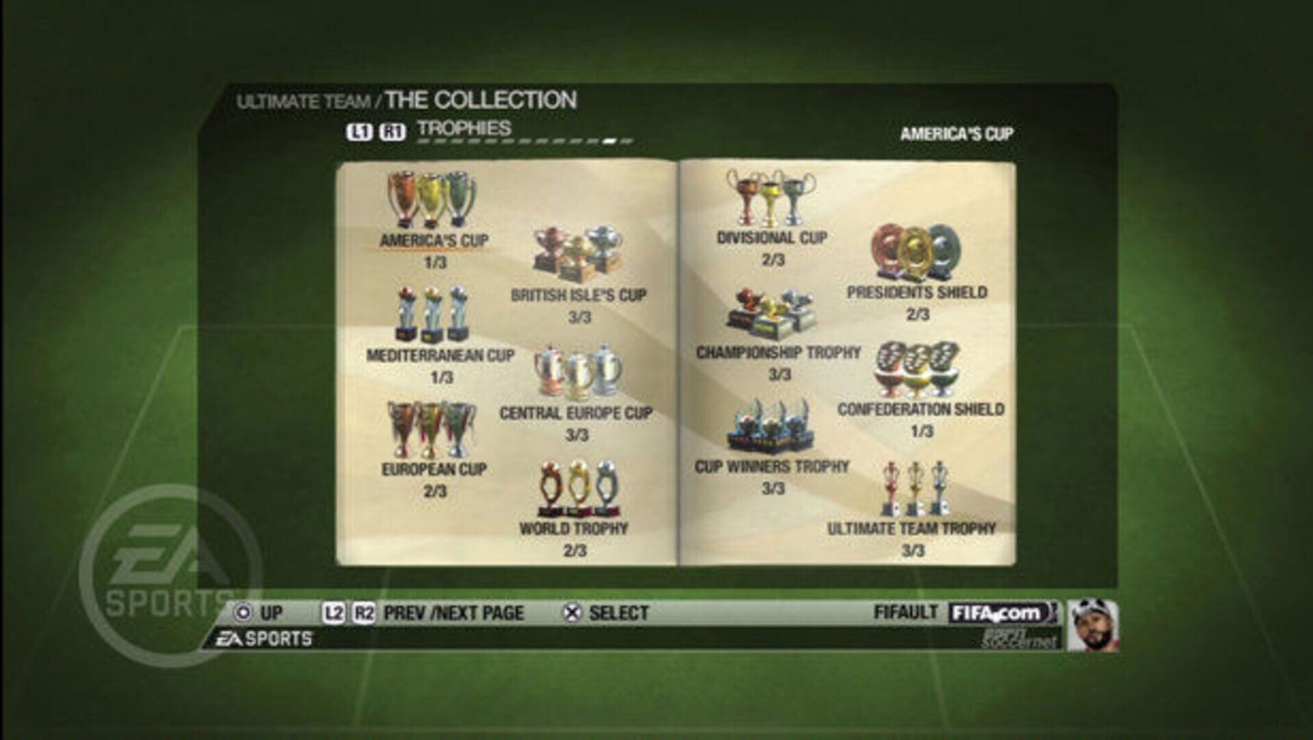 FIFA 09: Ultimate Team screenshot 2