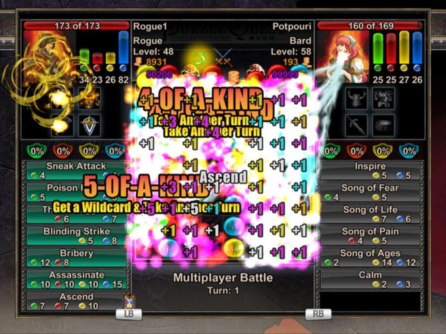 Puzzle Quest: Challenge of the Warlords - Revenge of the Plague Lord screenshot 3