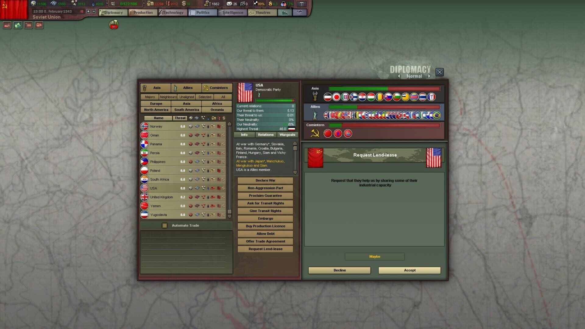 Hearts of Iron III: Their Finest Hour screenshot 6