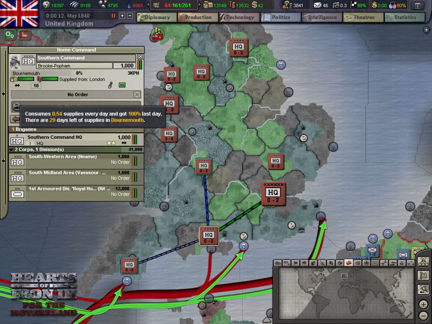 Hearts of Iron III: For the Motherland screenshot 9