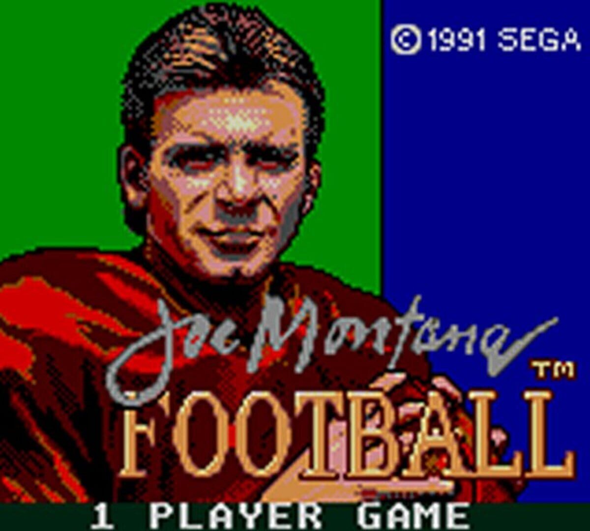 Joe Montana Football screenshot 1