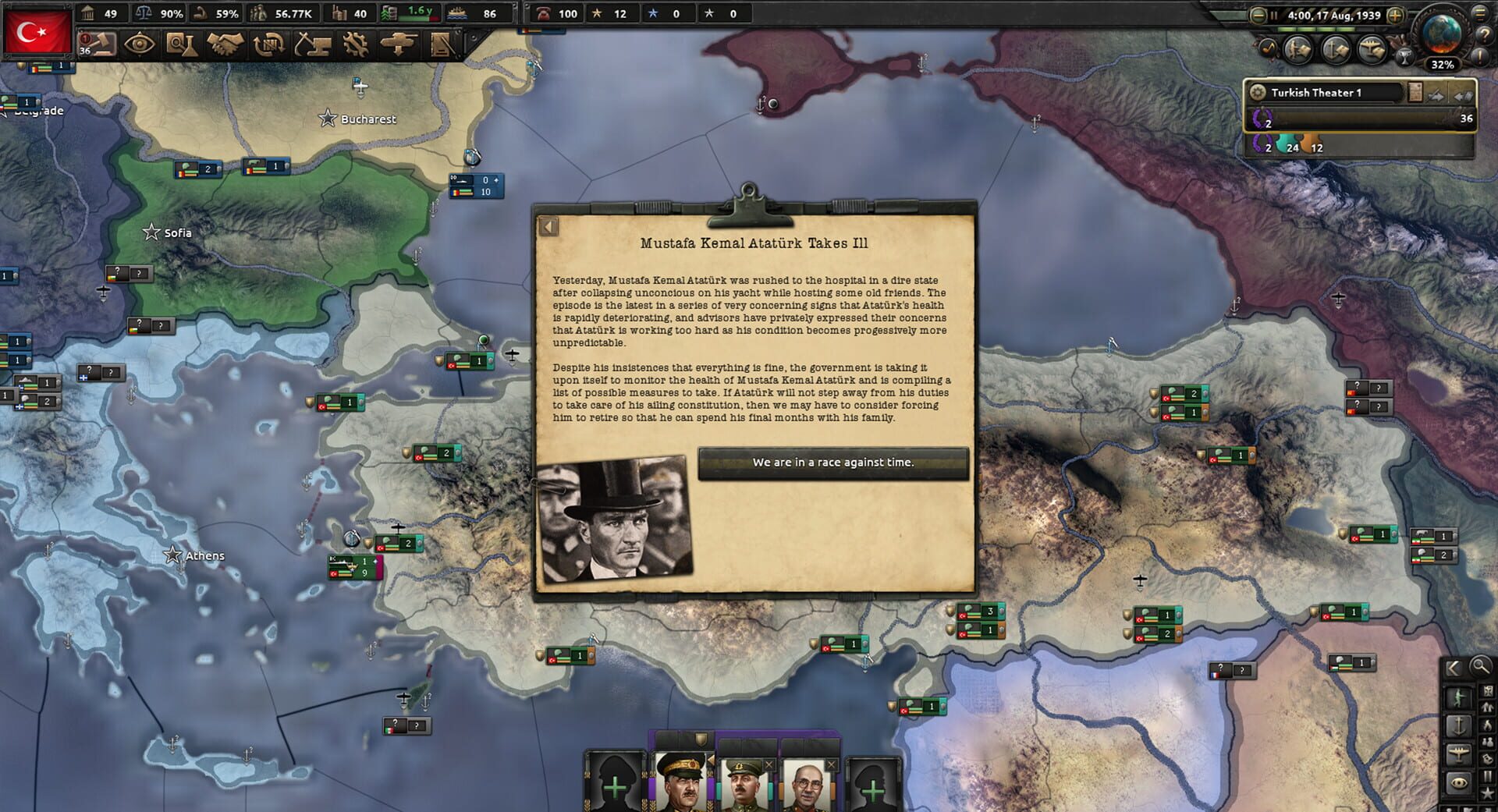 Hearts of Iron IV: Battle for the Bosporus screenshot 1