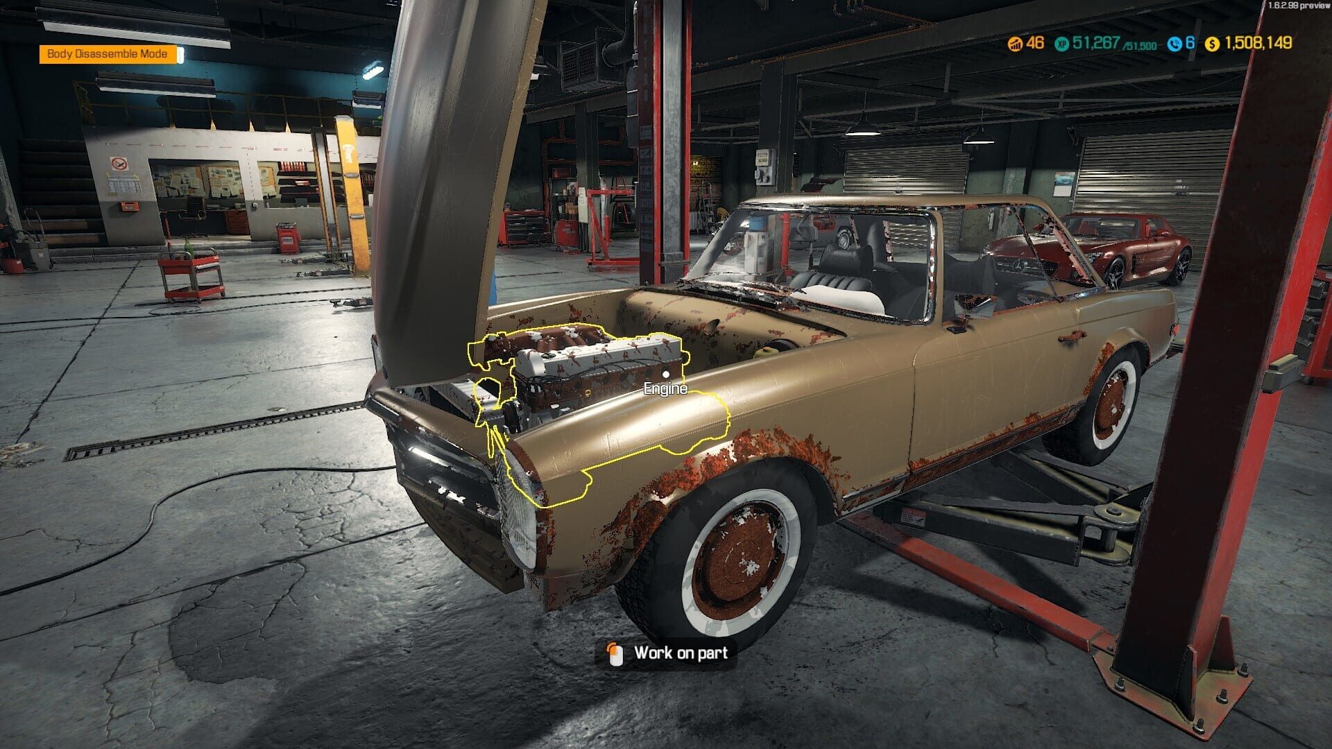 Car Mechanic Simulator 2018: Mercedes-Benz screenshot 15