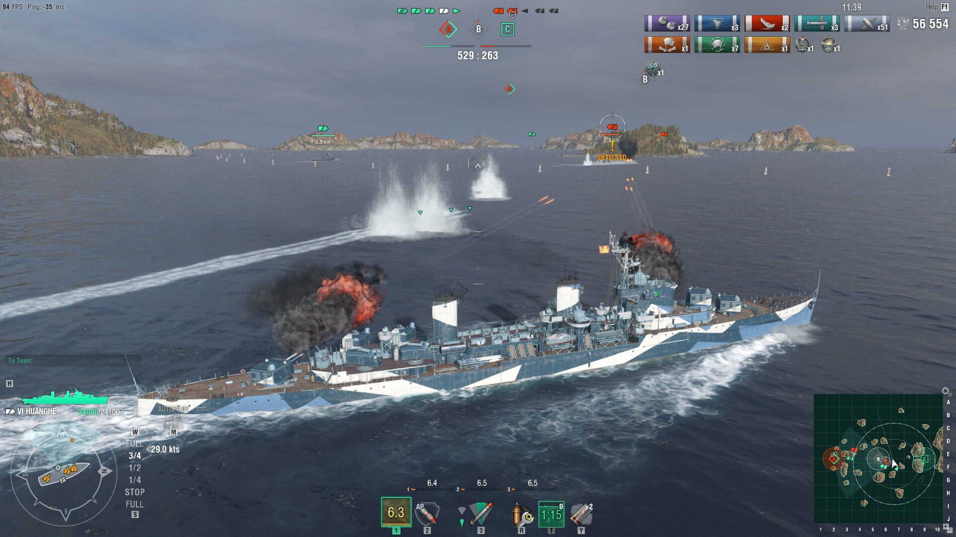 World of Warships: Huanghe Pack screenshot 3