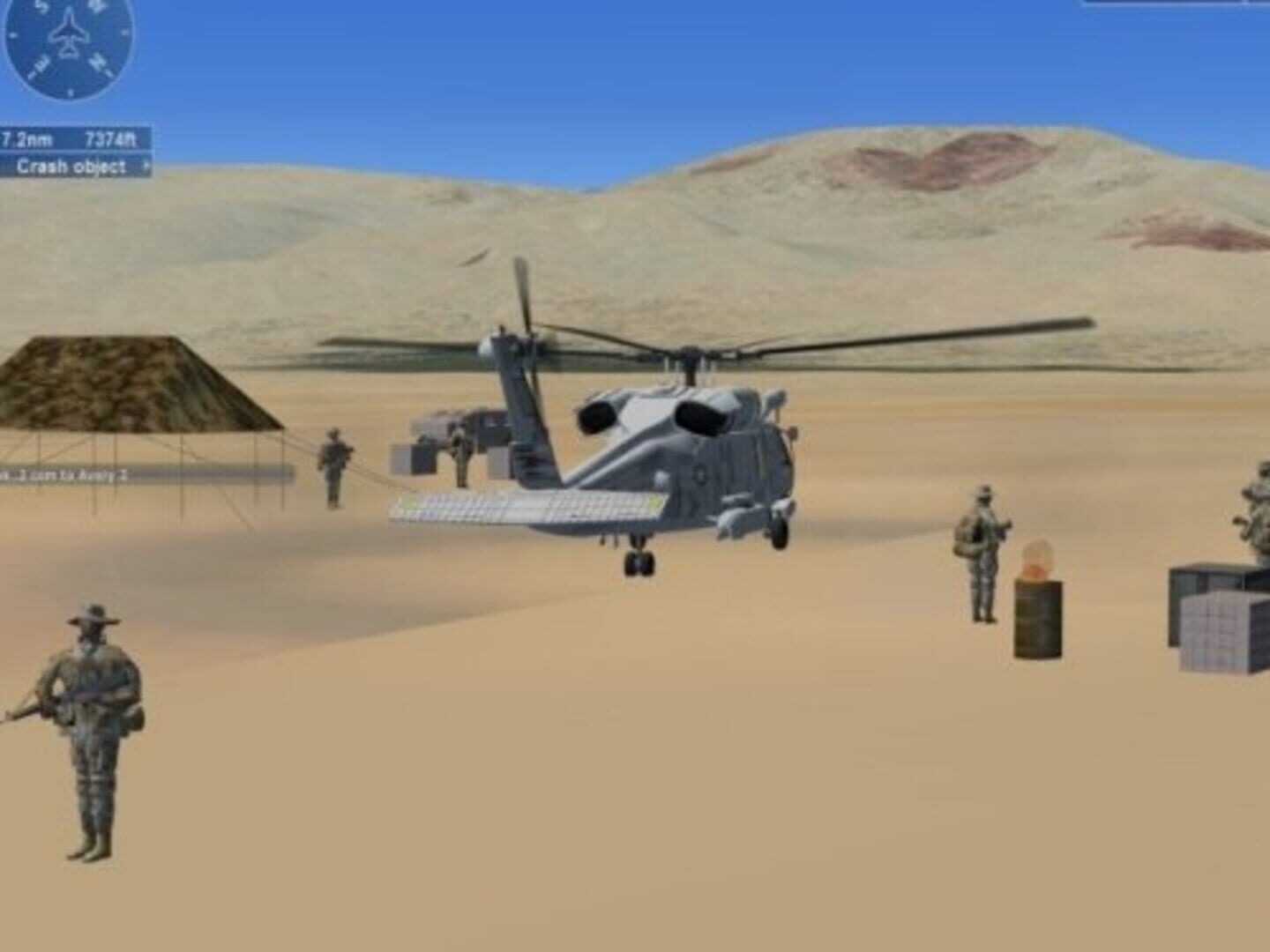Microsoft Flight Simulator X: Mission - Blackhawk screenshot 1