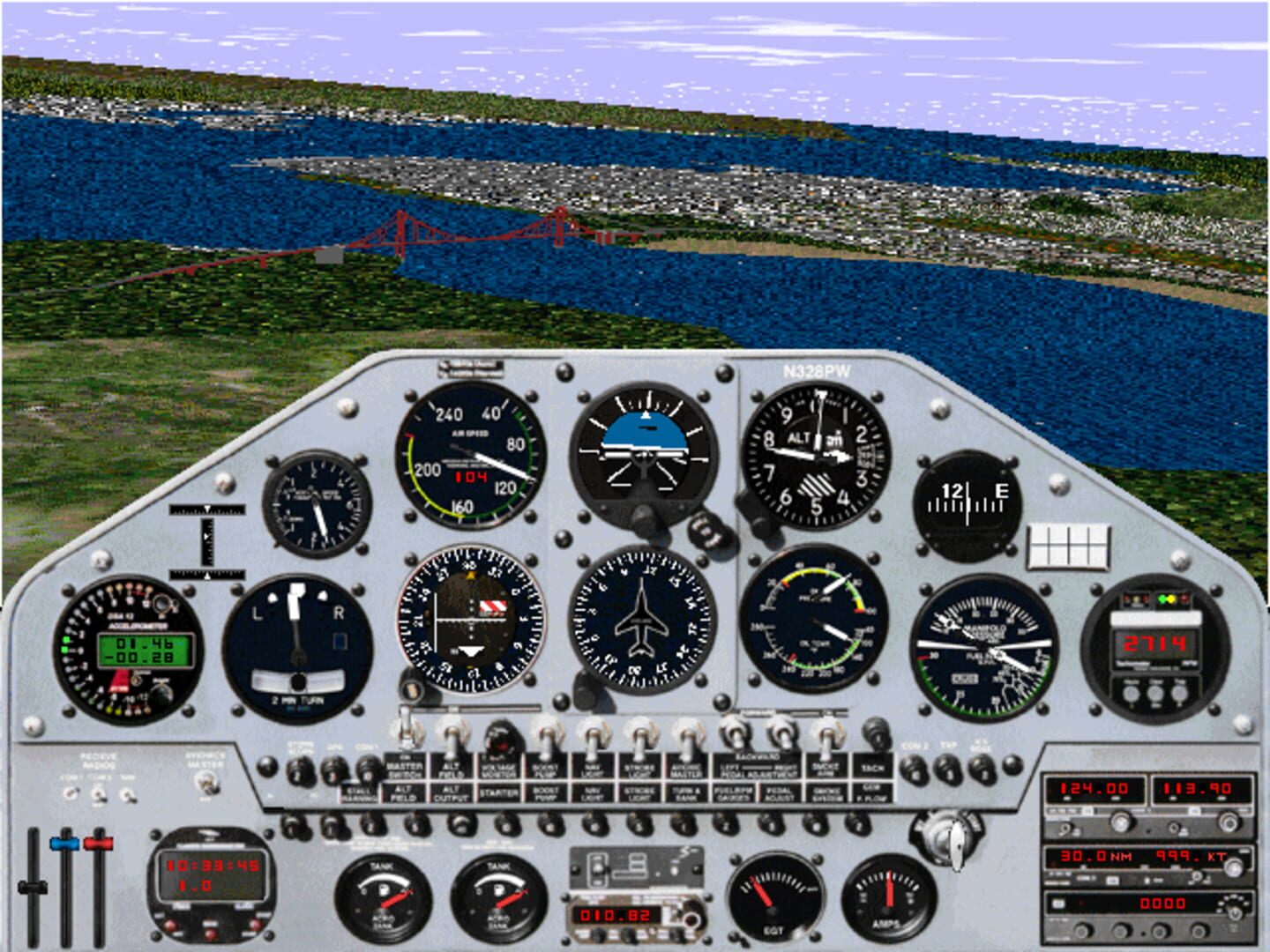 Microsoft Flight Simulator for Windows 95 screenshot 2