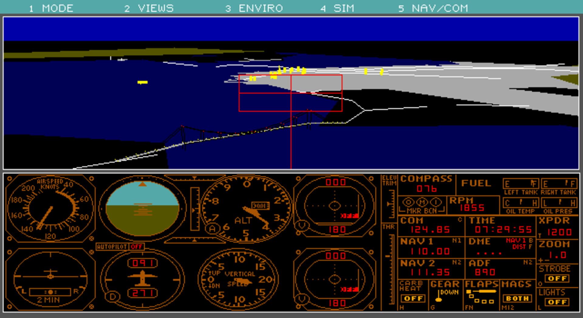 Microsoft Flight Simulator 3.0 screenshot 2