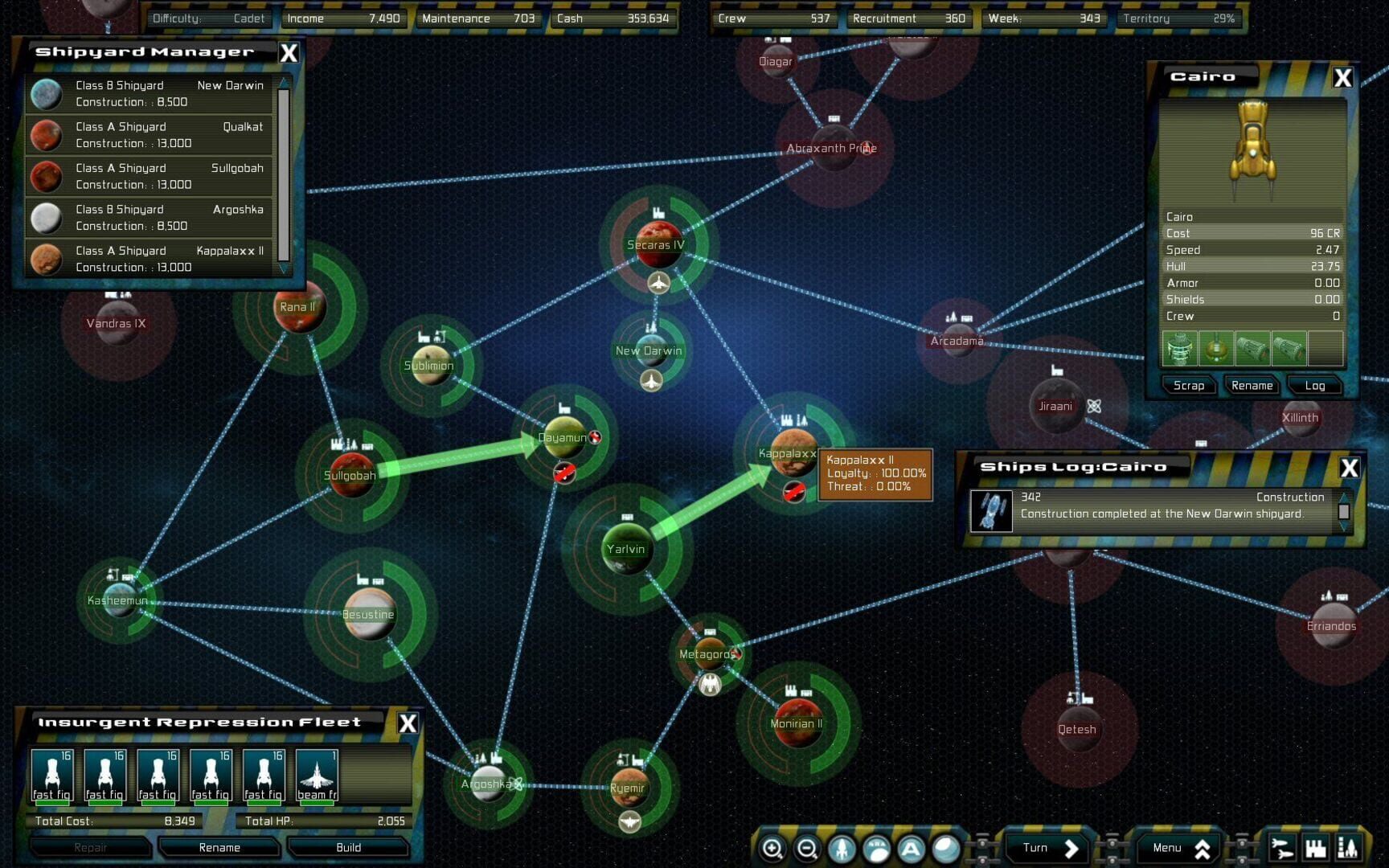Gratuitous Space Battles: Galactic Conquest screenshot 1