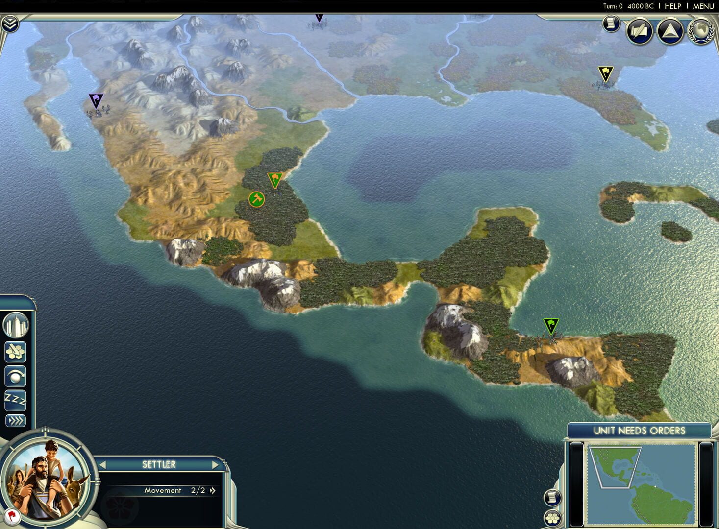 Sid Meier's Civilization V: Cradle of Civilization Map Pack - Americas screenshot 1