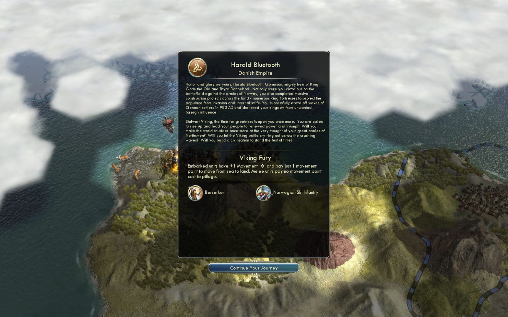 Sid Meier's Civilization V: Civ and Scenario Pack - Denmark (The Vikings) screenshot 4