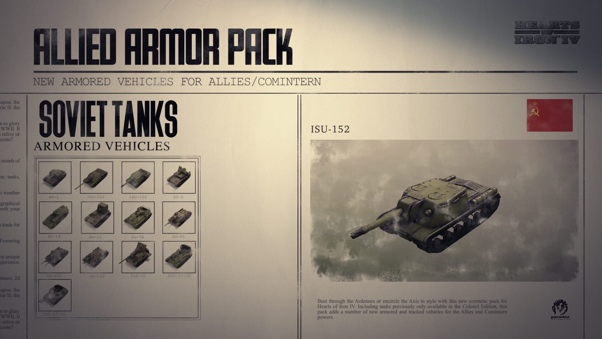 Hearts of Iron IV: Allied Armor Pack screenshot 2