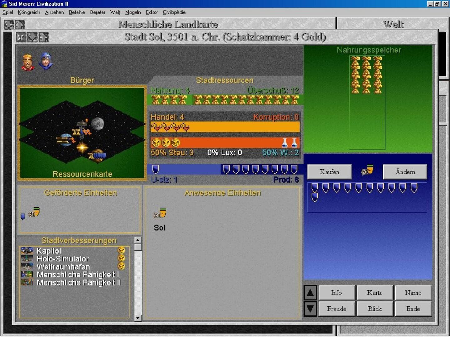 Sid Meier's Civilization II: Fantastic Worlds screenshot 2