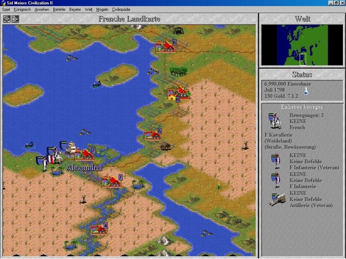 Sid Meier's Civilization II: Conflicts in Civilization screenshot 3