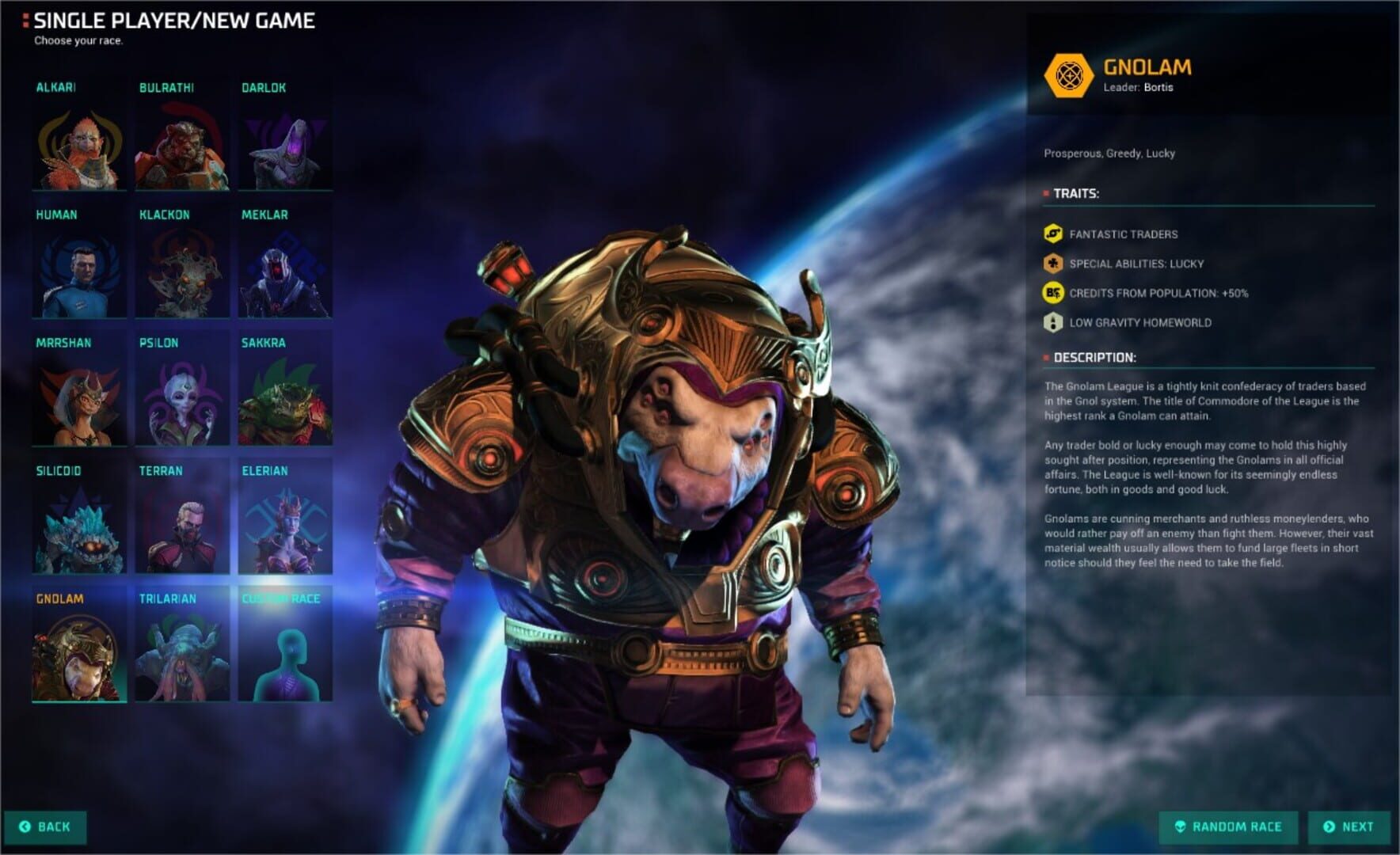 Master of Orion: Gnolam League screenshot 4