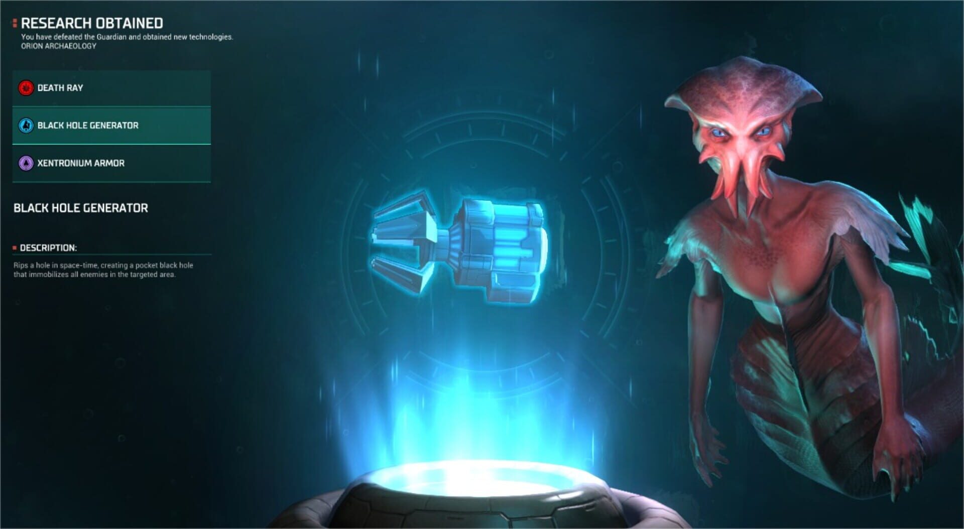 Master of Orion: Trilarian Shoal screenshot 1