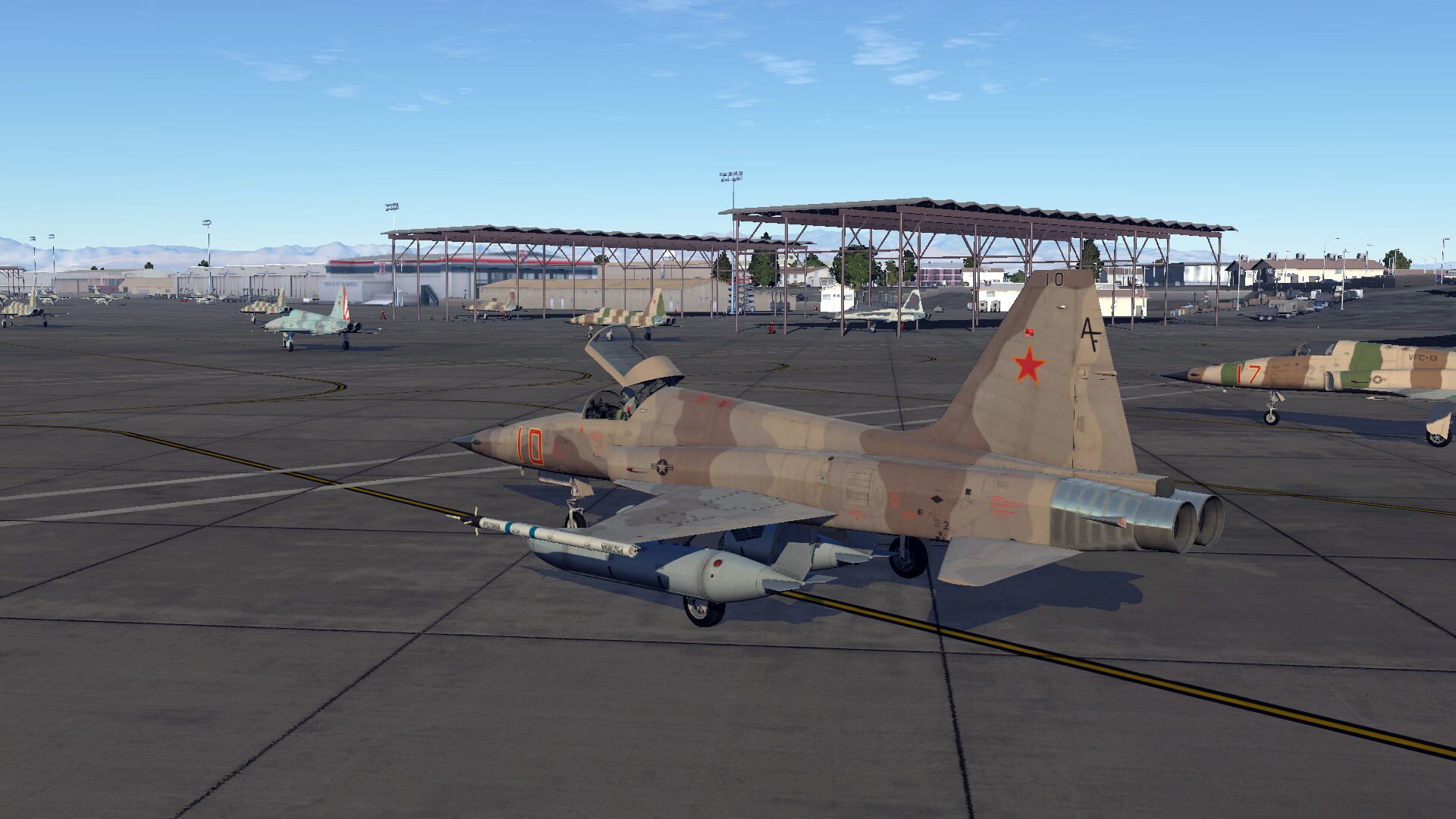 DCS World: F-5E - Aggressors Basic Fighter Maneuvers Campaign screenshot 4