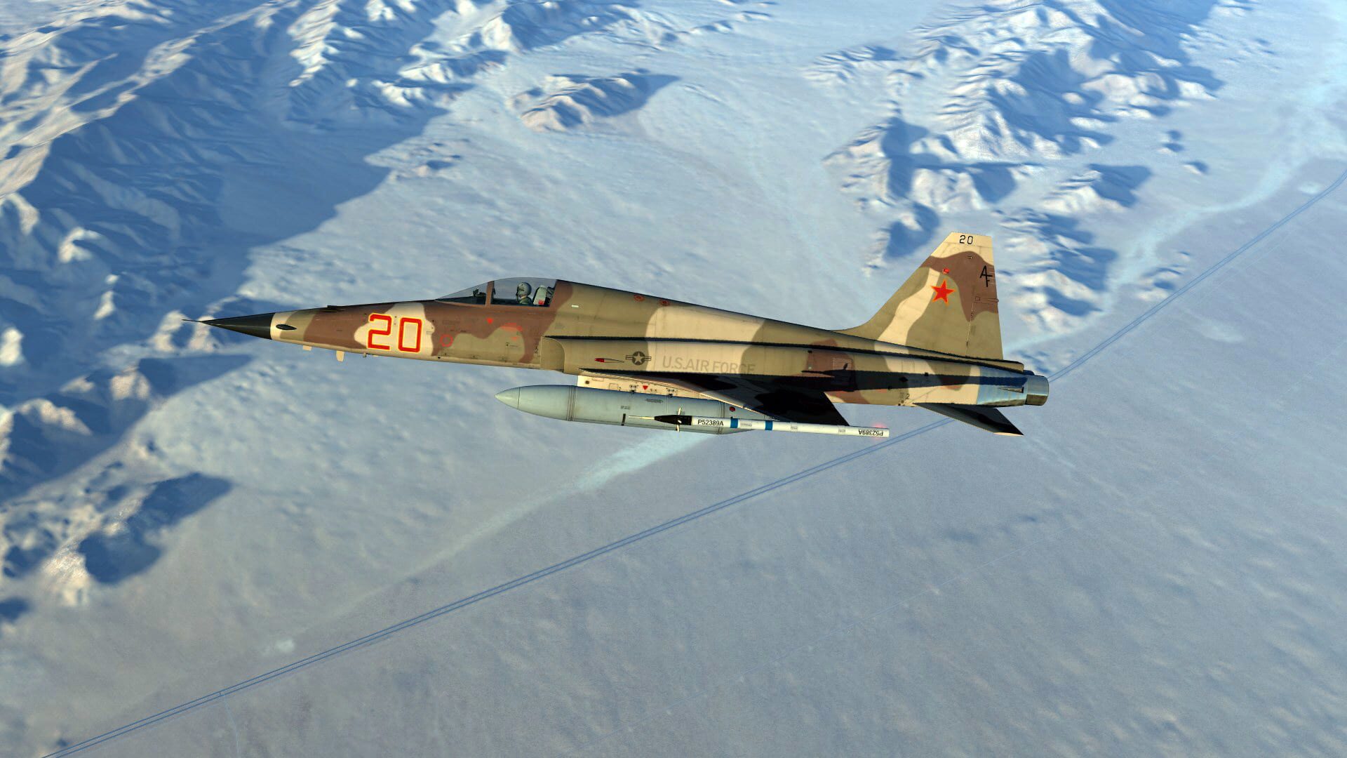 DCS World: F-5E - Aggressors Basic Fighter Maneuvers Campaign screenshot 8