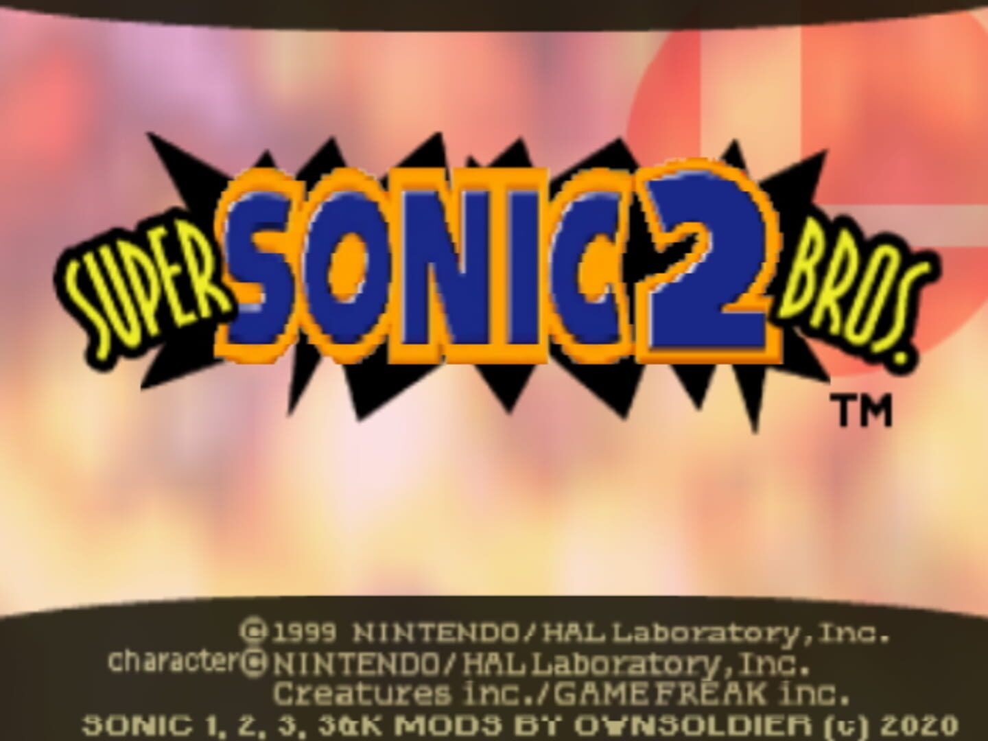 Super Smash Bros. Sonic 2 Mod screenshot 1