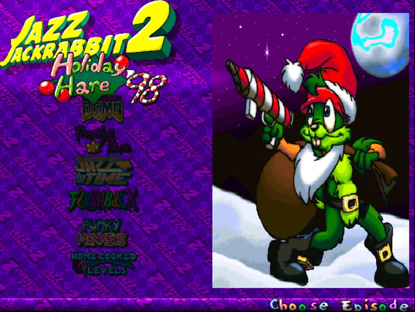 Jazz Jackrabbit 2: Holiday Hare 98 screenshot 2
