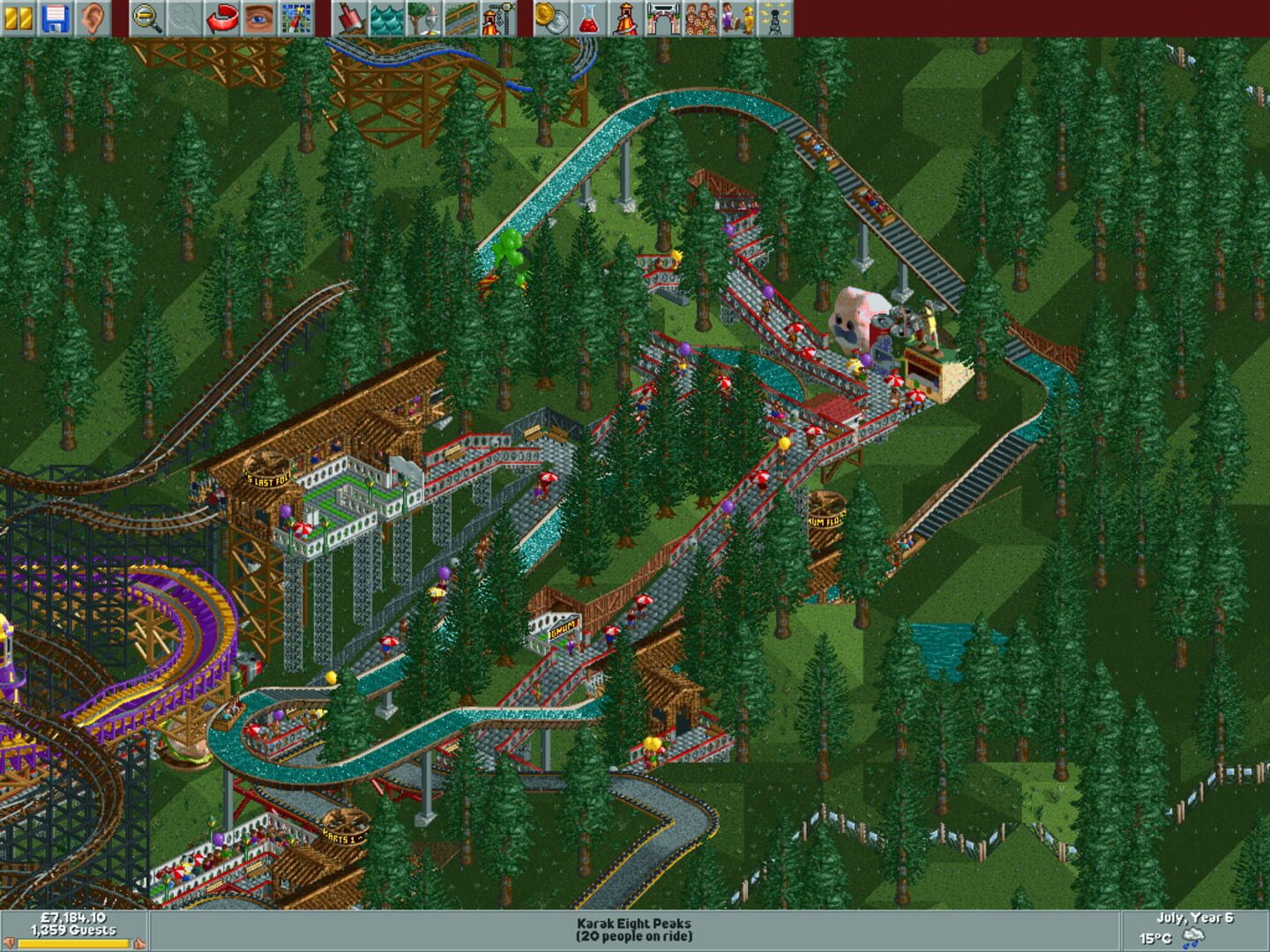 RollerCoaster Tycoon screenshot 7