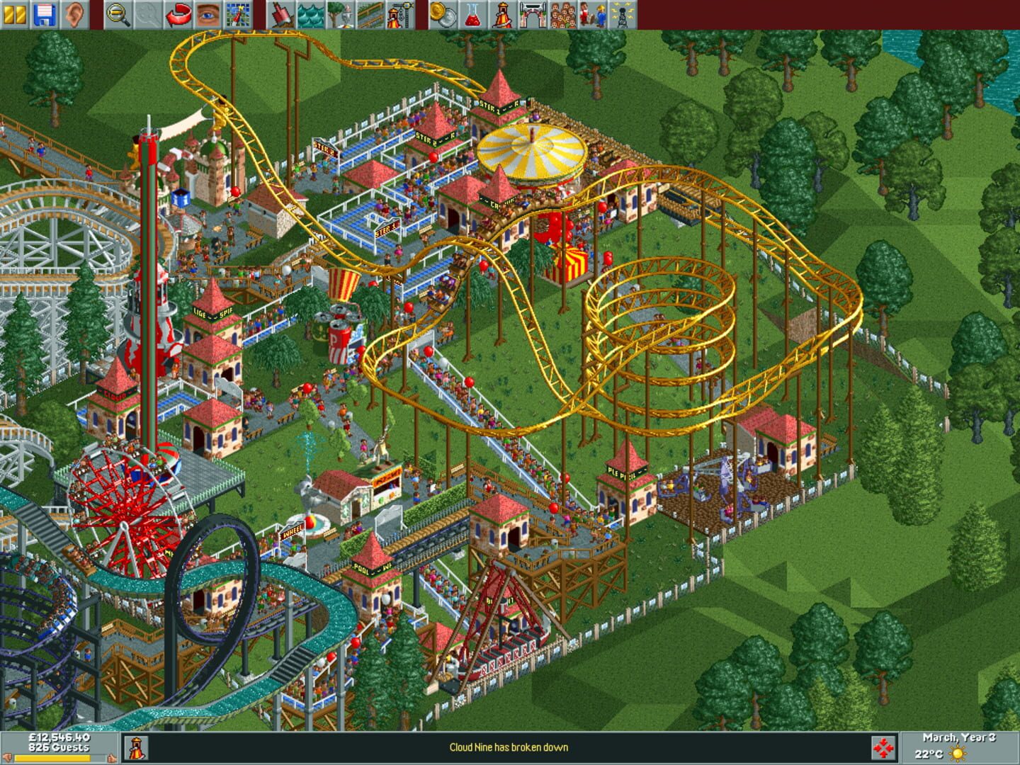RollerCoaster Tycoon screenshot 9