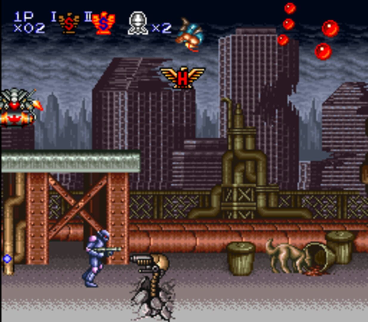 Super Probotector: Alien Rebels screenshot 1