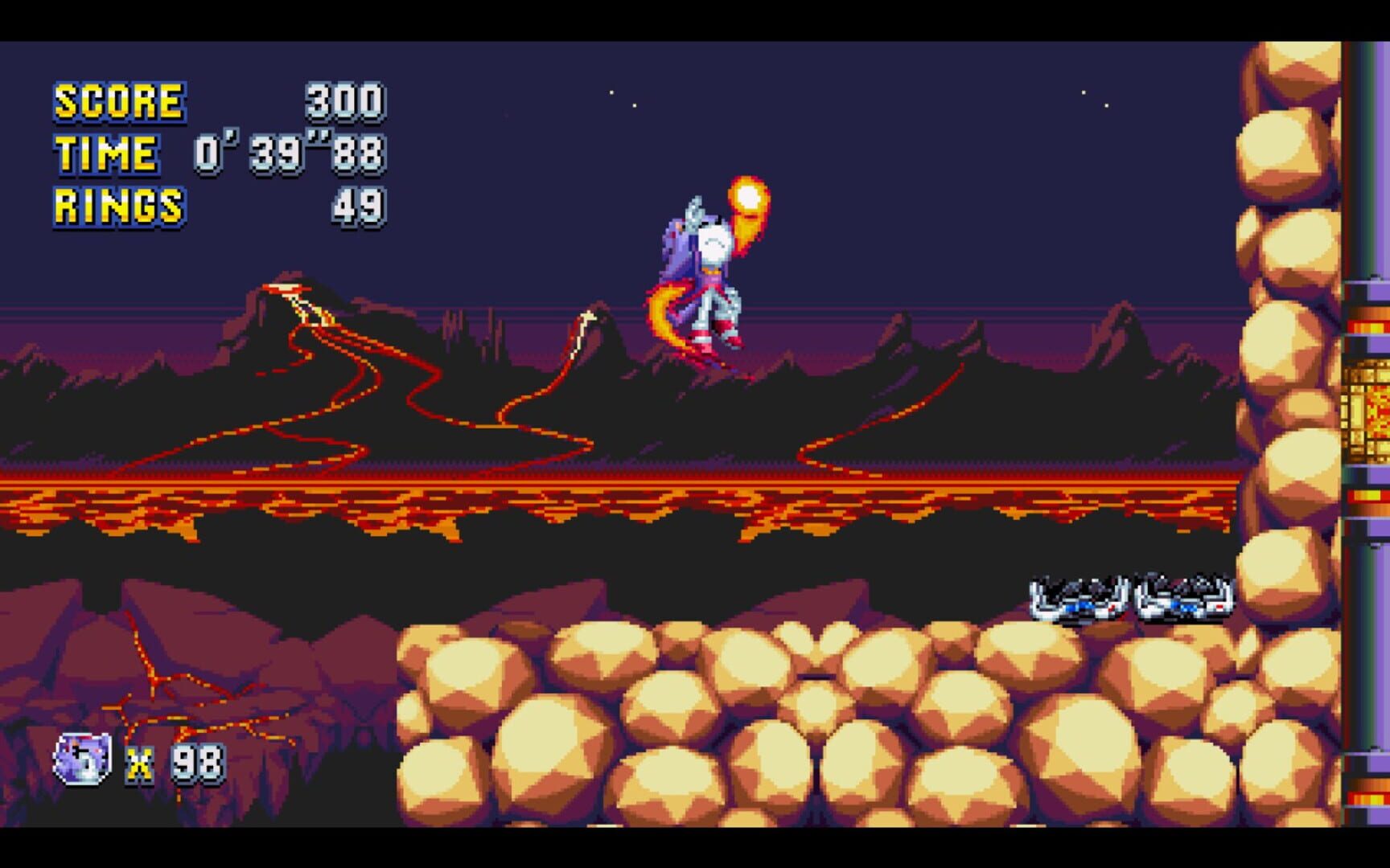 Sonic Mania: Blazey Mix Plus Moveset! screenshot 2