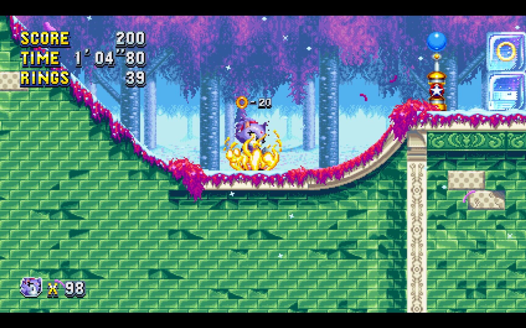 Sonic Mania: Blazey Mix Plus Moveset! screenshot 3