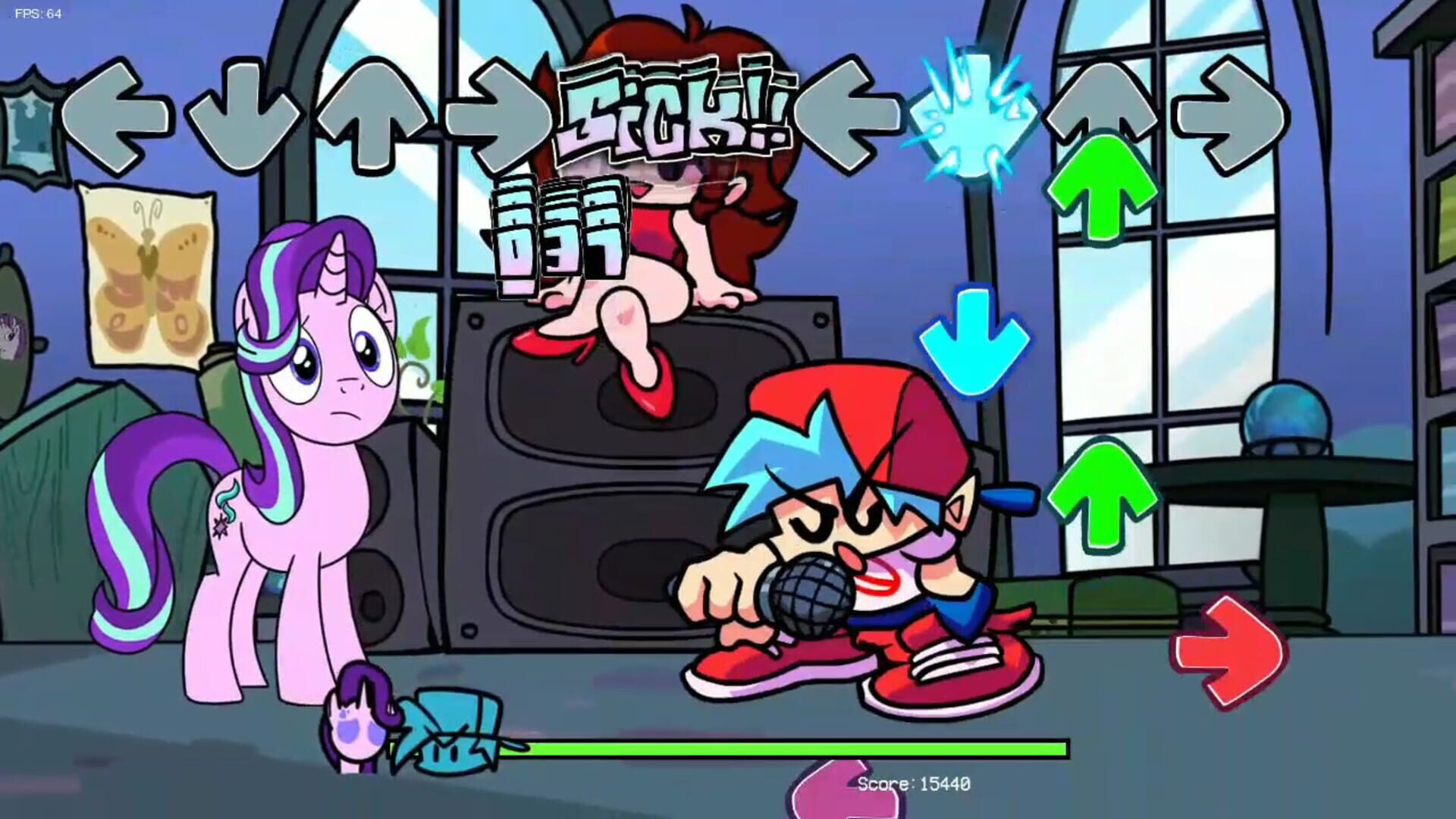 Friday Night Funkin': VS. Starlight Glimmer & Trixie screenshot 2